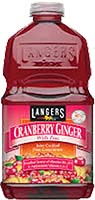 Langers Juice Cranberry Ginger W Zinc
