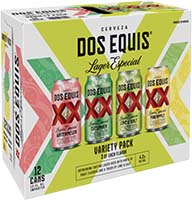 Dos Equis Cans Lager Variety 12pk
