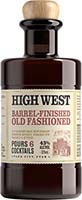 High West Old Fashioned Barrel Finished Cocktail