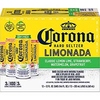 Corona Hard Seltzer Limonada Variety Pack Gluten Free Spiked Sparkling Water