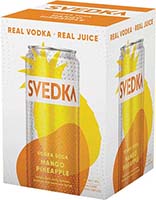 Svedka Rtd Vodka Soda Mango Pineapple 4pk