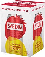 Svedka Strawberry Lemonade Vodka Soda Ready To Drink Cocktail