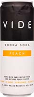 Vide Vodka Seltzer Peach 4pk Can *sale*