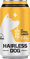 Hairless Dog Citra Lager Non Alcoholic 6pkc