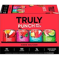 Truly Hard Seltzer Punch Variety Pack, Spiked & Sparkling Water