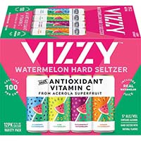 Vizzy Watermelon Variety Hard Seltzer 12pk Can