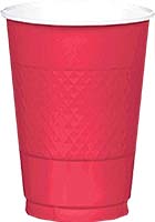 Plastic 16oz-25ct Red Cups