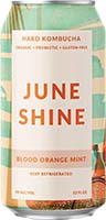 Juneshine Blood Orange Mint Kombucha 6pk