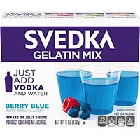 Svedka Berry Blue Gelatin Mix