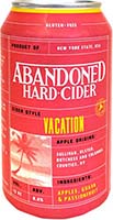 Abandoned Vacation Hard Cider 6/4pk Can