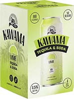 Kawama Tequila & Soda Lime 4pk 12oz