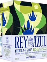 Rey Azul Tequila & Soda Lime 4 Pk