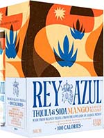 Rey Azul Tequila & Soda Mango 4 Pk
