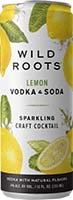 Wild Roots Vodka Soda Lemon 4pk