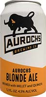 Auroch Blonde Ale 4 Pack 12 Oz Cans