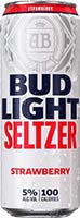 Bud Light Seltzer Strawberry 25 Oz Can 1/15 Pk