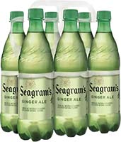 Seagrams Ginger Ale 6 Pack 16.9 Oz Bottles