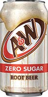 A & W Diet Root Beer 24/12oz Cans