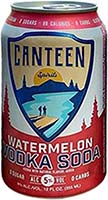 Canteen Watermelon Vodka Soda 4pk Can