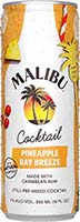 Malibu Ctl Pineapple 4 Pk Can