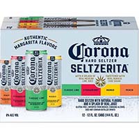 Corona Hard Seltzer Seltzerita Variety Pack Gluten Free Spiked Sparkling Water
