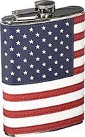 True American Flag Flask Ea