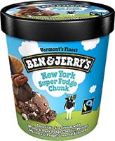 B & J's Ny Super Fudge Ice Cream
