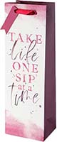 One Sip At A Time Wine Bag