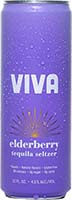 Viva Elderberry Tequila Seltzer 4 Pack Cans