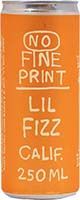 No Fine Print Little Fizz 4 Pk