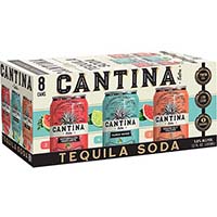 Cantina Tequila Soda 8pk