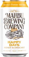 Malibu Brewing Co Happy Days Honey Blonde