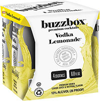 Buzzbox Vodka Lemonade 4 Pk