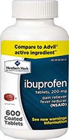 Ibuprofen Pain Reliever/fever Reducer (nsaid) 200mg Coated Tablets
