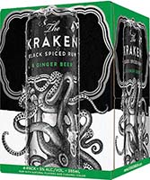 Kraken Rum And Ginger Beer Rtd 4pk