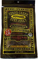 Snack Cedar Creek   Peppered       4oz Is Out Of Stock