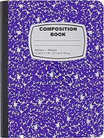 Marble Comp Book Colors 100