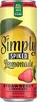 Simply Spiked Strawberry Lemonade