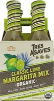 Tres Agaves Classic Margarita Mix 4pk