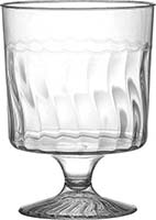 Fineline Flairware 2205 5.5 Oz Clear Plastic Wine Cup