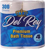 Del Rey Bath Tissue 4 Pk