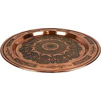 Med Copper Etched Tray