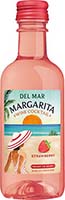 Del Mar Agave Wine Marg Strawberry 4pk B 187ml