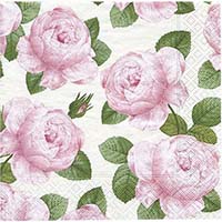 Redoute Rose Pink Napkin