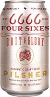 6666 Four Sixes Grit & Glory Pilsner 6pk Can