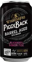 Whistlepig Piggyback Ba Rye Smash Black Berry Lemon Fizz 4pk