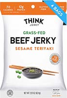 Think Jerky Sasme Teriyaki Beef Jerky Caddie 2.2oz Bag