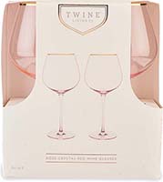 Twine Rose Crystal Glasses Red Is Out Of Stock
