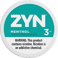 Zyn Nicotine Pouch Menthol 3mg