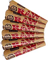 Raw Rolling Paper 6 Pk 1.1/4 Size